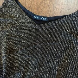 Gold and Black Mind Code Jumpsuit